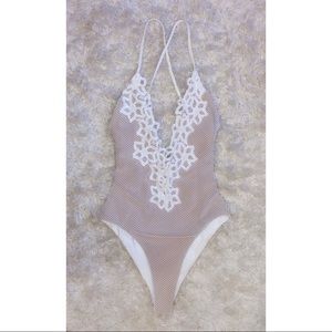 Blue Life Magnolia One Piece Swimsuit in Diamond